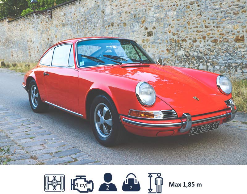 Location Voiture Sport Deauville Porsche 912 Robert Redford